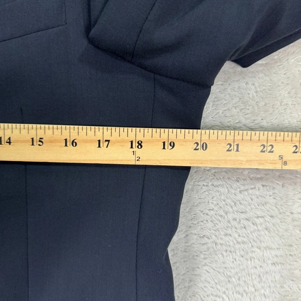 Joseph Feiss Mens 38S Short Classic Fit Navy Wool Suit Jacket Blazer Pants 32x30
